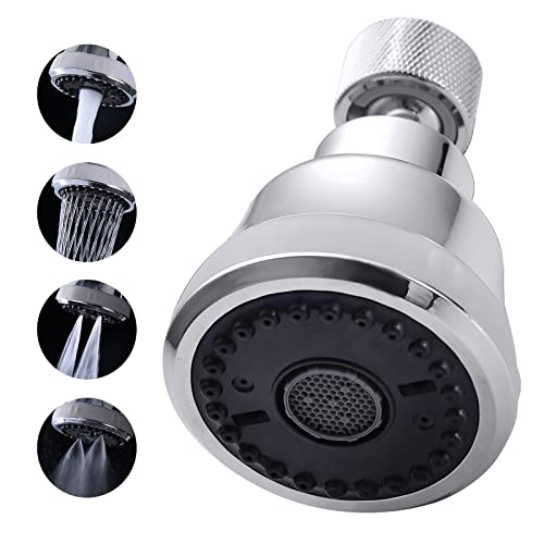 Wasserhahn Aufsatz Küche mit 4 Sprühfunktionen,360° Drehbarer Wasserhahn Verlängerung,Wasserhahn Aufsatz Schwenkbar Wassersparend, Splash Rotierender Wasserhahn für Küche Cover