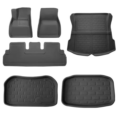 Tapis de sol universel XPE arrière gauche idéal pour les voyages en Tesla Model Y