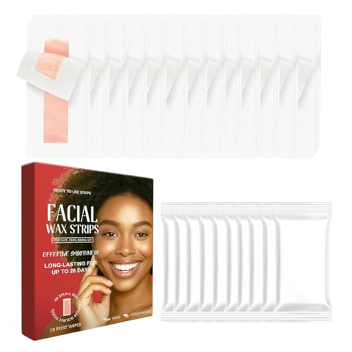 GXGM Tiras de cera para depilación para mujeres y hombres,bandas depilatorias,depilación facial para mujeres,tira de cera para cara,cuerpo,brazos,piernas,pecho,espalda,bikini