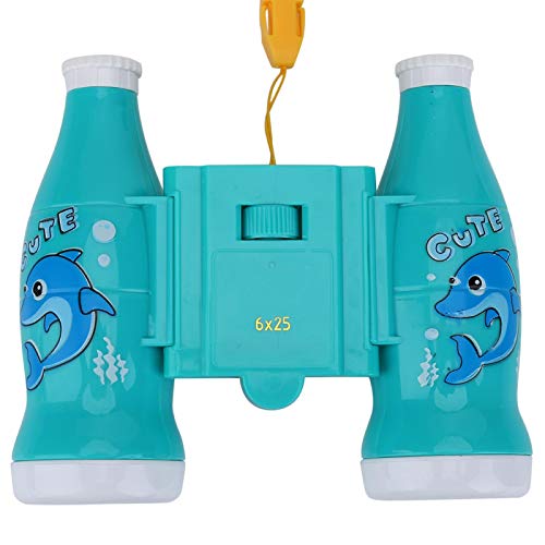 Binóculos infantis, brinquedo educacional infantil pré-escolar 6 vezes para crianças meninos meninas