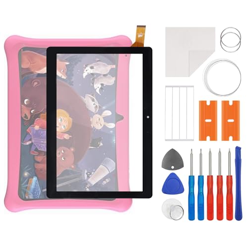 SWARK New 10.1''Touch Screen Digitizer Replacement for SGIN C10 Tablet with OCA Adhesive Repair Tools Kit-No LCD Screen