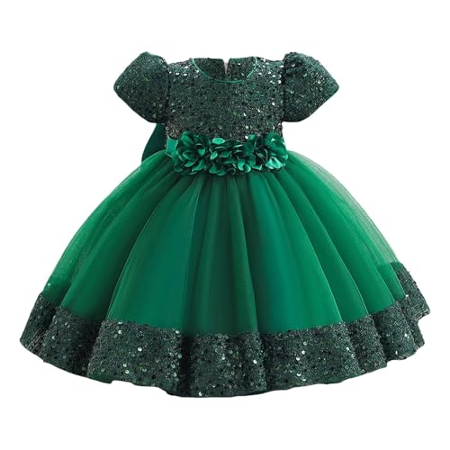 Vestido de malla para niñas cómodo que no pica con encaje