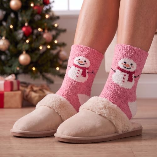 Image of Hoolerry 30 Pairs Fuzzy Socks in Bulk
