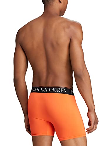 Image of POLO RALPH LAUREN Men's Underwear Boxer Briefs Pack, 3-Pack, 4D Flex Cooling Microfiber Underwear, Wicking Boxer Briefs