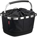 reisenthel fahrradkorb amazon Maße: 42 x 33 x 28 cm KlickFix Unisex – Erwachsene Carrybag GT Einkaufskorb, Schwarz, 24 Liter