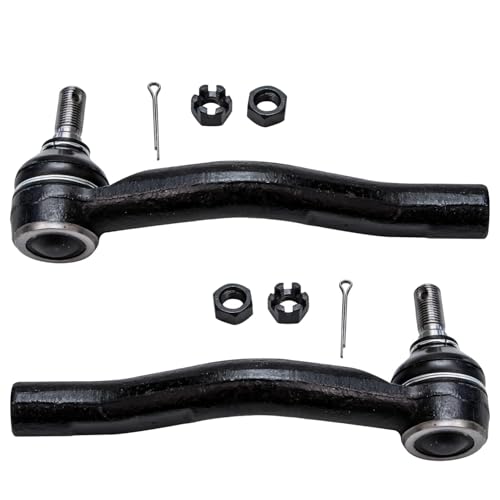 Image of Detroit Axle - 8pc Front End Suspension Kit for Toyota 2000-2005 Echo, 2 Lower Control Arms w /Ball Joints 4 Inner & Outer Tie Rod End Links 2 Boots 2001 2002 2003 2004 Replacement