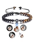 【Taille du bracelet】longueur réglable du bracelet: 15 - 31cm, peut être adapté à la gamme de la circonférence de la main 14 - 20cm. Le bracelet est assez élastique, cette taille convient à la plupart des gens, que ce soit pour vous ou votre famille, vos amis, ce bracelet est un excellent cadeau