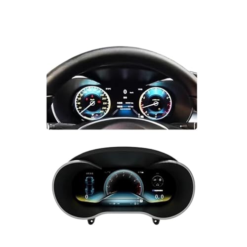LCDスピードメーター デジタルダッシュボード ベンツ Cクラス W204 W205 2011-2018 パネル バーチャルインストルメントクラスター コックピット 走行距離表示対応(W205)