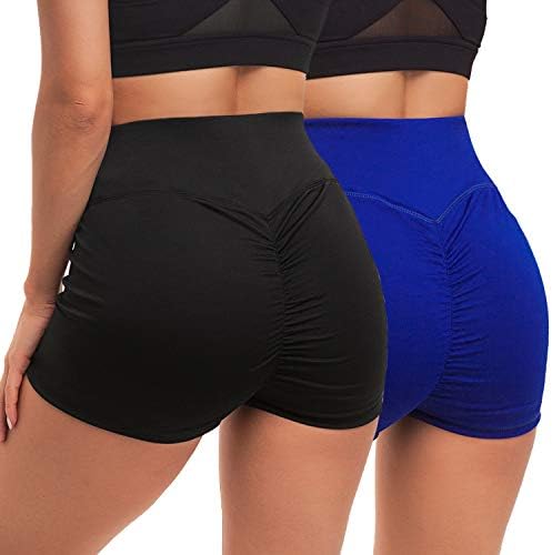 YEYELE Yoga Shorts for Women 2 Pack 
