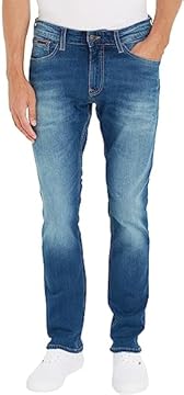 Tommy Jeans Scanton Slim Wmbs Dm0Dm09549, Pantaloni di jeans Uomo, Blu (Wilson Mid Blue Stretch), 29W / 30L