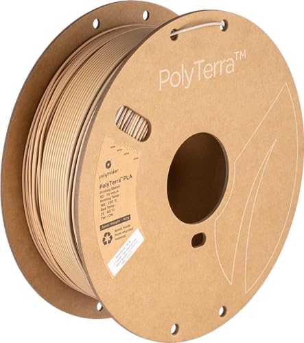 Image of Polymaker Matte PLA Filament Matte Cappuccino 1.75mm 1kg 3D Printing Filament, PolyTerra 3D Printer PLA Filament