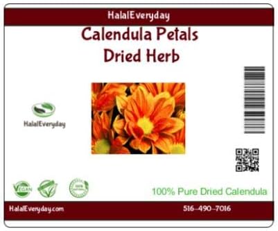 Calendula Petals, Dried Herb, 1 Oz 100% Natural No Additives