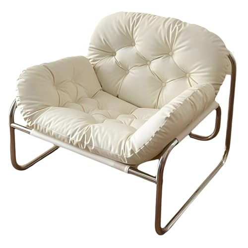 Sillón reclinable ajustable blanco con tapizado miniatura 1