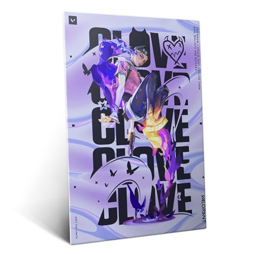 Displate Metal Poster VALORANT VALORANT Agent Clove Purple Bedroom Decor Wall Art Magnetic Posters 12.6 x 17.7 inch