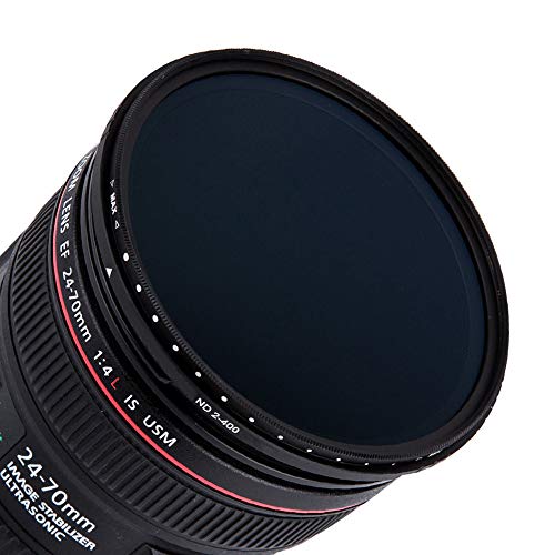 Filtro ND 49mm ND2-ND400 variable y delgado de alta definición gris 6
