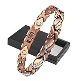 Material: Kupfer Damen-Armband, Kupfer-Armband, Magnet-Schmuck, 40 g, Kupfer