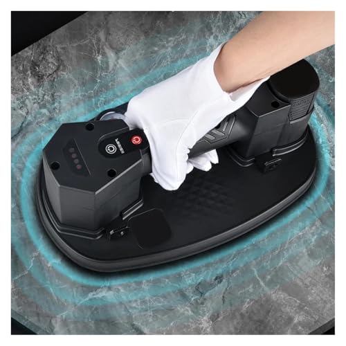 Suction Cups for Glass, 220kg Load Electric Vacuum Suction Cup with Battery Heavy Duty Automatic Replenishing Vacuum Glass Tile Slab Lifting Carry Tool,Granite & Glass Lifting