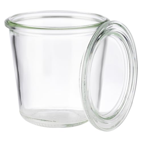 APS Set de 6 Verres Originaux WECK 290 ML avec Couvercle - Ø 9 cm/Hauteur 9 cm/Forme linteau – vue 2