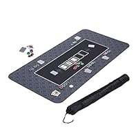 Tappeto Da Poker 100x60cm Verde - Texas Holdem Con Custodia - Foto 11