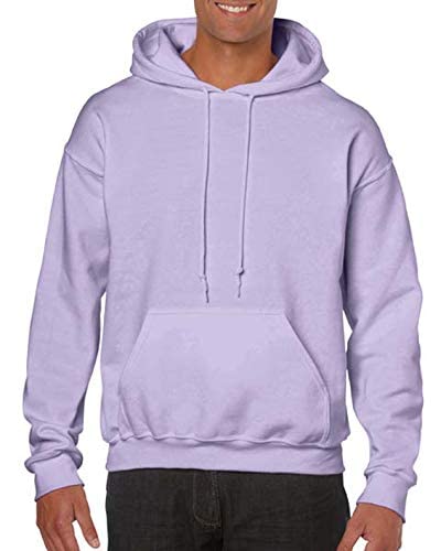 Sweat à capuche Gildan Homme G185 orchidée XX-Large coupe ample anti-froid