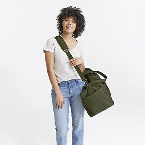 Vera Bradley Women's Cotton Large Travel Duffel Bag, Blue Aster - Recycled Cotton, One Size #TOP3