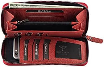 Garbalia Arthur Hakiki Deri Kadın Cüzdanı Gül Kurusu - Görsel 3