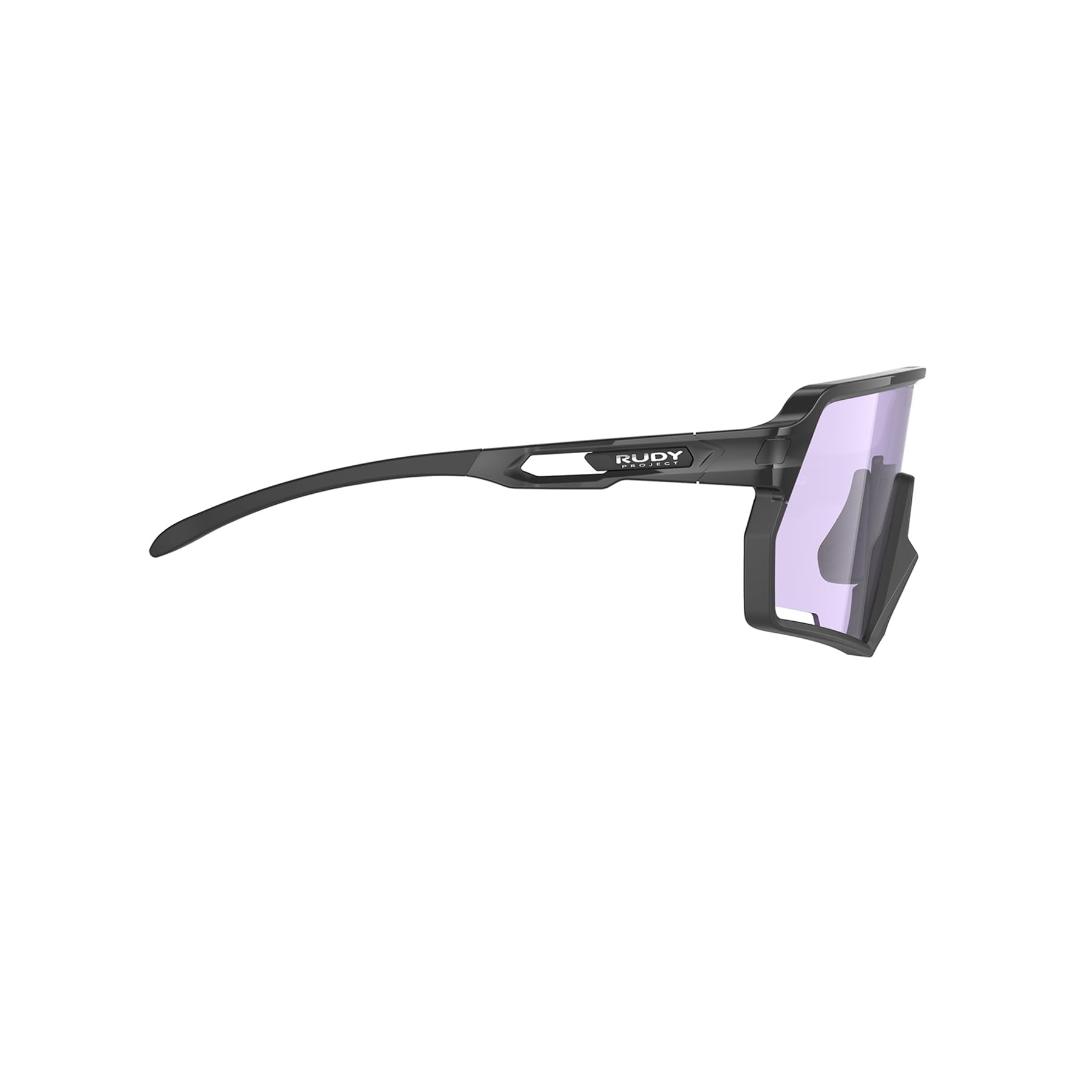 Rudy Project KELION Black Gloss Impactx Photochromic 2Laser Purple Occhiali, Taglia Unica Unisex Adulti, nero, Taglia unica