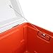 Igloo Super Tough STX Cooler, 72-Quart, White/Orange
