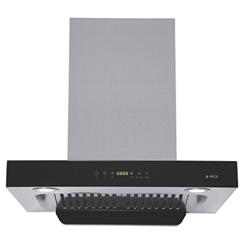 Elica Stainless Steel Auto Clean, Touch Control Rectangular Kitchen Chimney with Baffle Filter (Silver, 60cm,1200 m/hr)