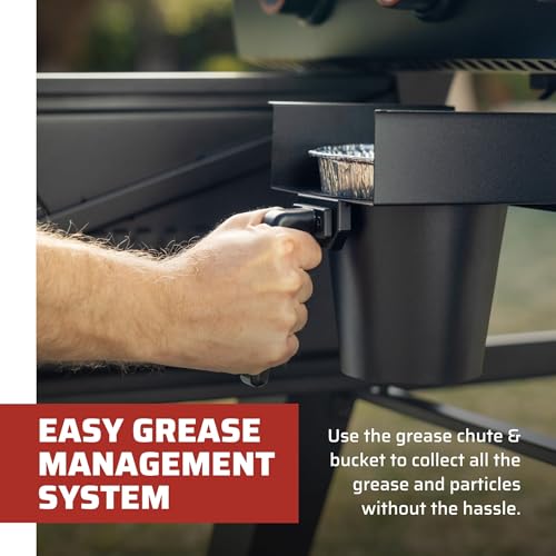 Image of Camp Chef Gridiron 36 - Outdoor Griddle Grill with Flamethrower Ignition & Hidden Grease Catcher - Premium Flat Top Grill for Outdoor Cooking