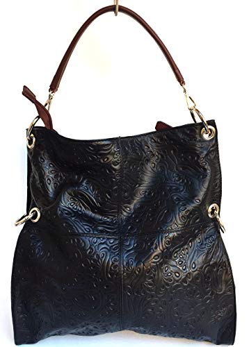 Sac en cuir véritable CLEOPATRA FLORAL idéal pour le quotidien