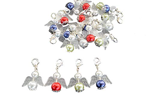 ascabo Gastgeschenk Hochzeit Taufe Kommunion Schutzengel Engel Glücksbringer (weiß) Cover