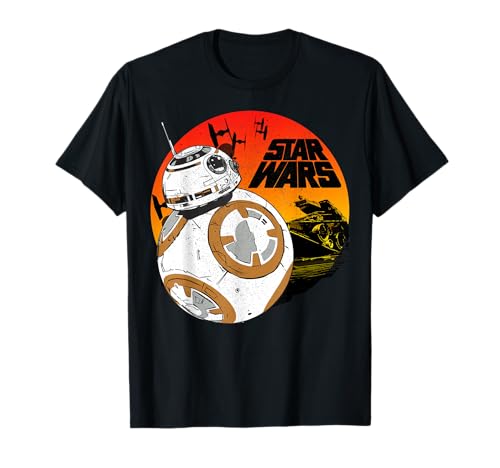 T-shirt Star Wars Last Jedi BB-8 haut en coton doux contre les irritations de peau pour fans