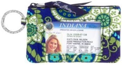 Vera Bradley Zip Id Case in Rhythm Blues