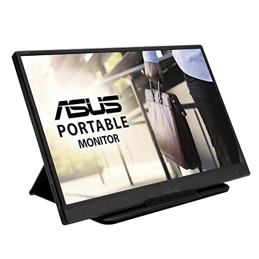 Monitor Asus ZenScreen LED 15.6 HD TN Portatil Ultrafino USB 3.0 Preto - MB165B
