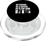 Photo Gallery gatto divertente i miei vestiti 80 peli di gatto popsockets popgrip per magsafe Photo Gallery gatto divertente i miei vestiti 80 peli di gatto popsockets popgrip per magsafe