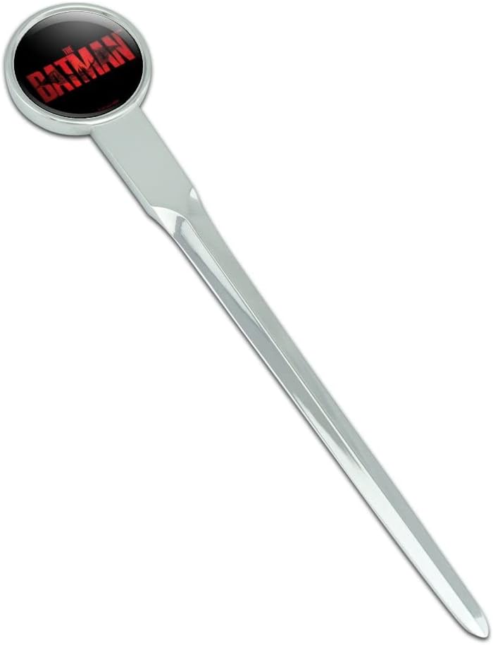 The Batman Logo Classic Chrome Plated Metal Envelope Letter Opener Slitter