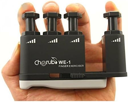 【ノーブランド品】調整可能 指の筋力トレーニング 握力 選べる3色 (黒)