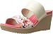 Crocs Women's Leigh II 2 Strap Graphic Wedge Sandal