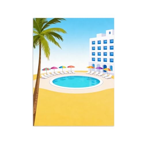 Tableau decoration murale salon chambre grand format 80x105cm mer