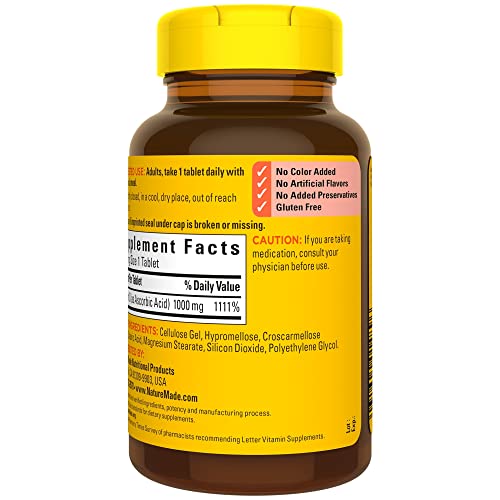 Nature Made 1489 Extra Strength Vitamin C 1000 Mg, Dietary Supplement thumb #8