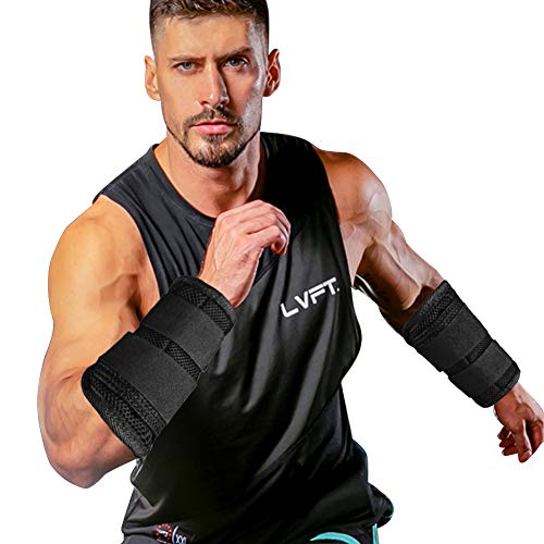 DOBEN Poids de Cheville/Poignet Ajustable Sangle Réglable Remise en Forme, Exercice, Marche, Jogging, Gymnastique, Aérobic(1KG=0.5KG+0.5KG)