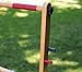 Ladder Toss Double Wooden Ladder Ball Game with Finished Wood Frame and Real Golf Ball Bolas and Durable Nylon Carrying Case