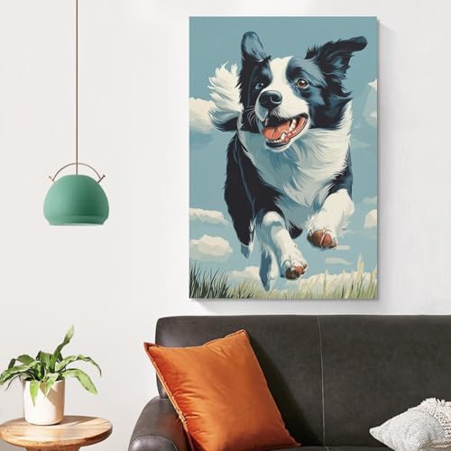 Cuadro de Border Collie 50x75cm para transformar paredes vacías y aburridas 4