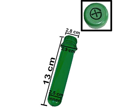 100 x Petling klar und grün gemischt mit farbigen Deckel FTF Geocaching Versteck, Petlinge, Preform, PET Preform, Logbücher, Probengefäß, 25 ml, Produkt proben, Fasching, Röhrchen
