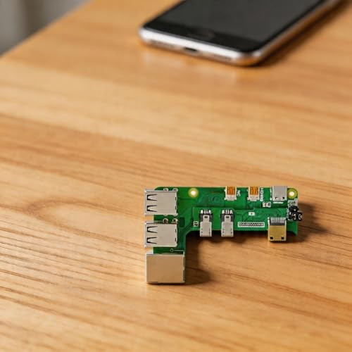 Hub USB Raspberry Pi et carte RJ45 double connexion intégrée