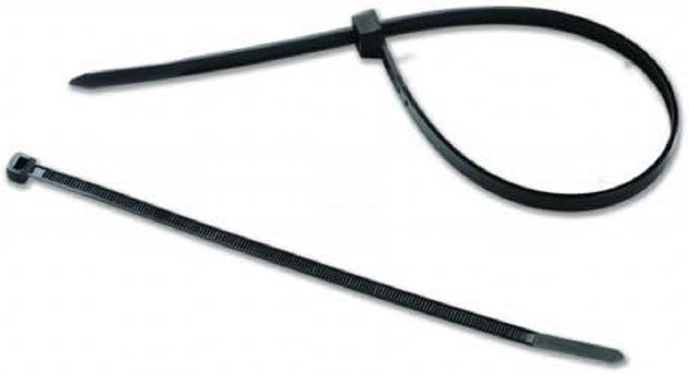 Colliers noir 9 x 265 mm Electraline 60725 en sachet de 20 pièces pour câbles