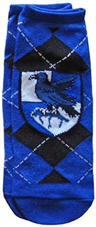 Hyp Harry Potter House Crests Argyle Pattern Juniors/Womens 5 Pack Ankle Socks