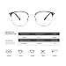 Blue Light Blocking Photochromic Computer Gaming Eyeglasses Men Women Glasses (Silver)