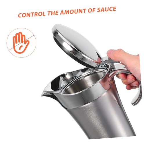 Saucière isotherme double paroi acier inoxydable avec bec verseur Cabilock - 4
